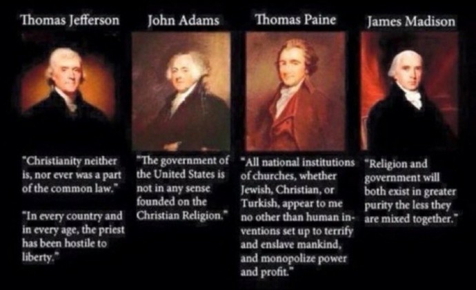 Have you ever wondered what the founders of the USA thought about mixing religion & politics?
