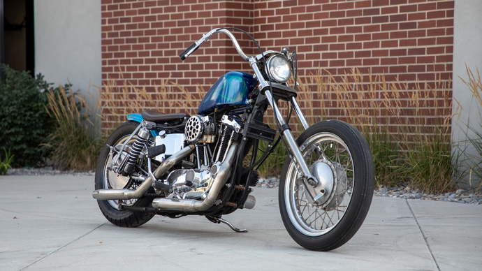 Bike people, How much do you think this1971 Harley-Davidson Sportster Chopper is worth?