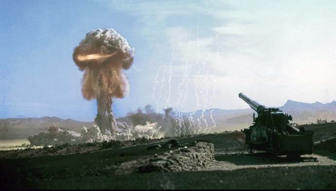 Upshot-Knothole Grable, a test carried out by the U. S. military in Nevada on May 25, 1953