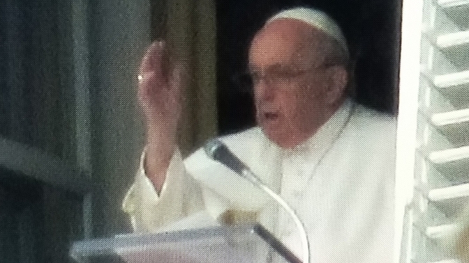 Will all my past sins be forgiven because I watched the Pope give Angelus today?
