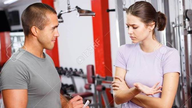 Do you usually go to the gym with your partner, a friend, alone or not at all?
