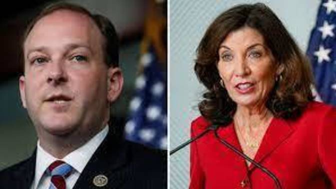 Lee Zeldin ahead of Hoohie Coochie mama in New York Governors race who wins?
