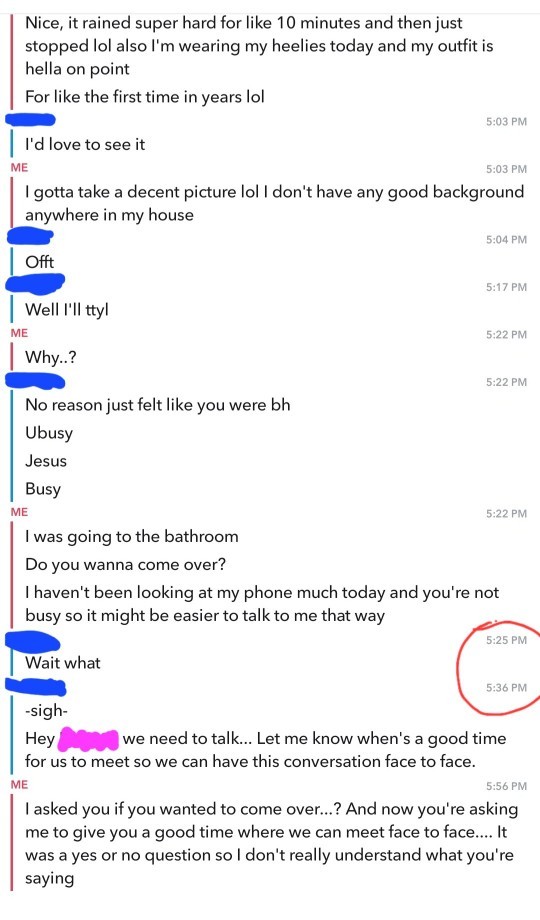 Boyfriend cant stand when Im busy, does this make any sense?