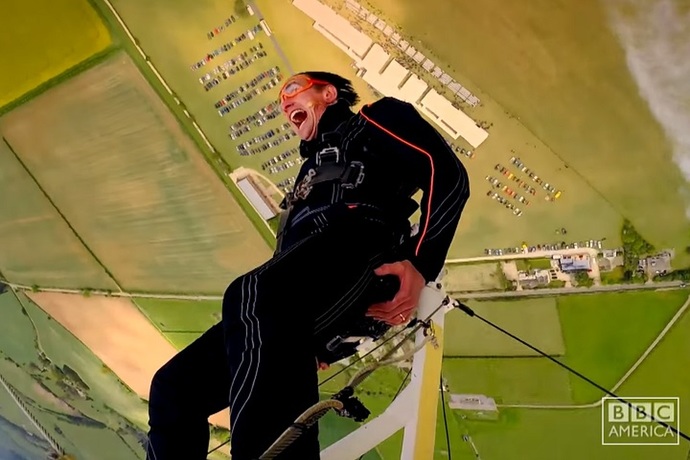 Richard Hammond Holds on for Dear Life..