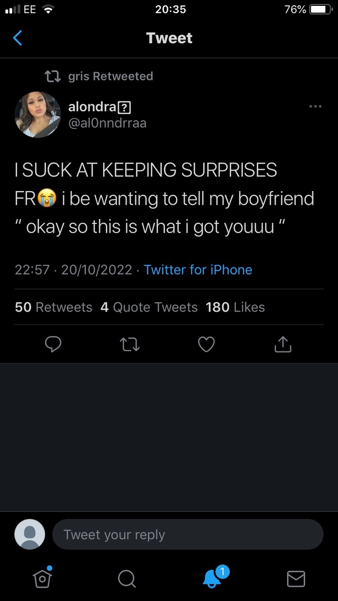 Are you good at keeping surprises girls?