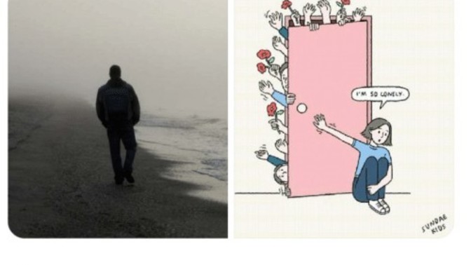 The difference between a man's loneliness and a women's loneliness. Agree 🤣?