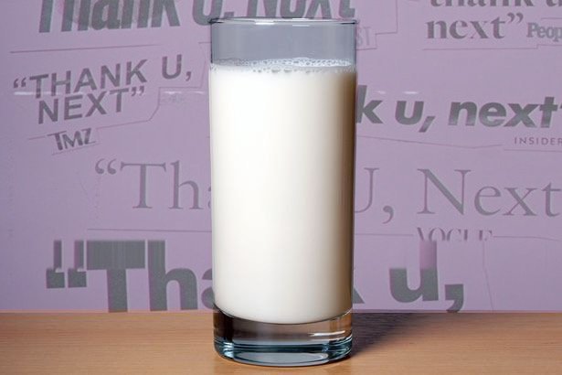 Do you drink glasses of plain milk?