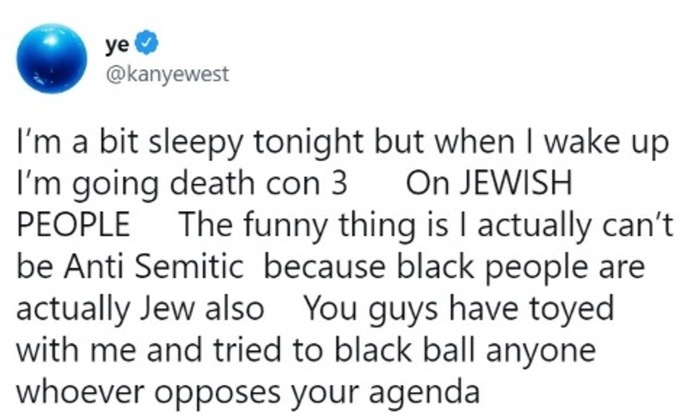 What did Kanye West actually say about the Jewish people?