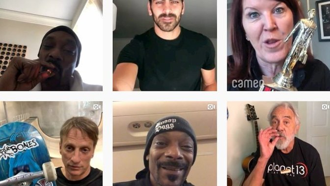 Would you pay for a personalized video by a celeb on Cameo?