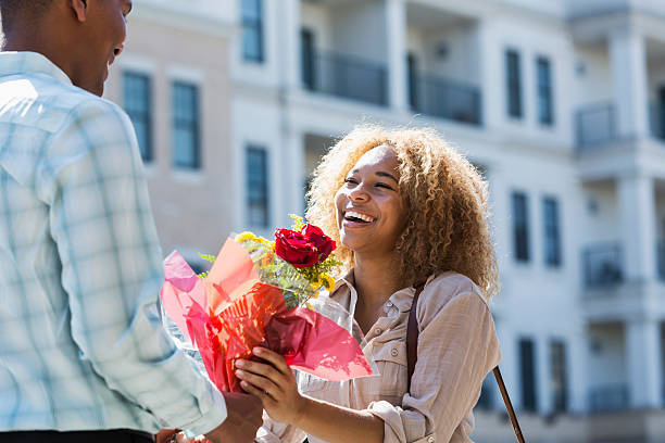 What makes a man lucky to have a woman?
