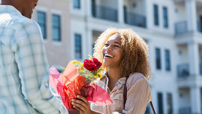 What makes a man lucky to have a woman?