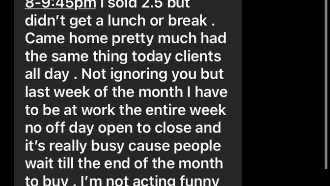 Is he really to busy or is it an excuse?