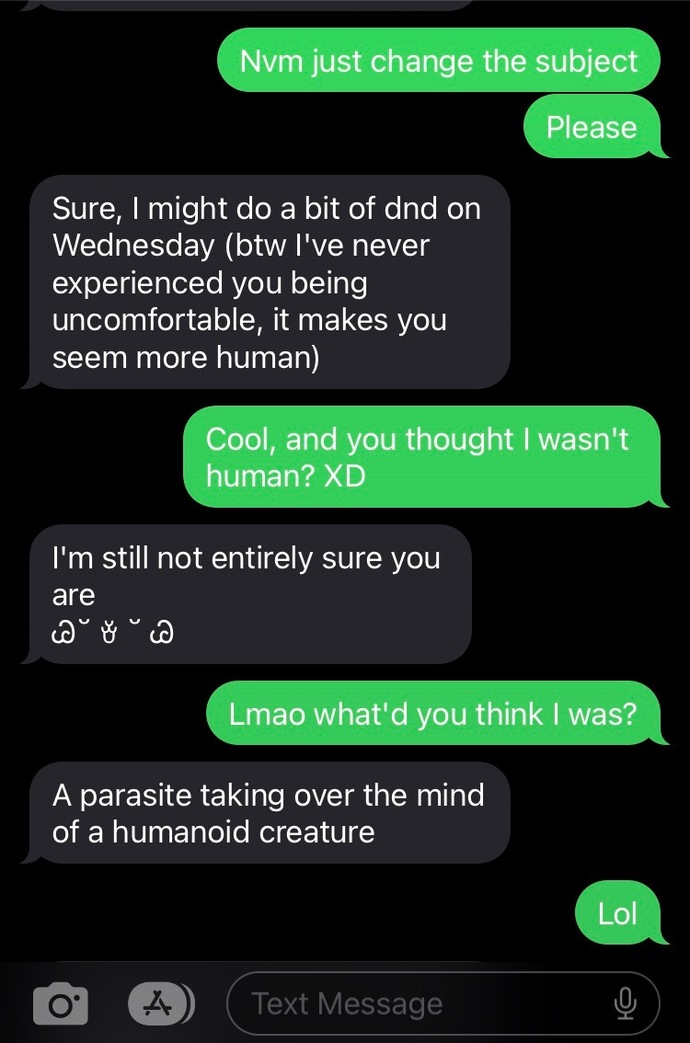 Ever go back and re-read old texts or dm's because you really liked them?