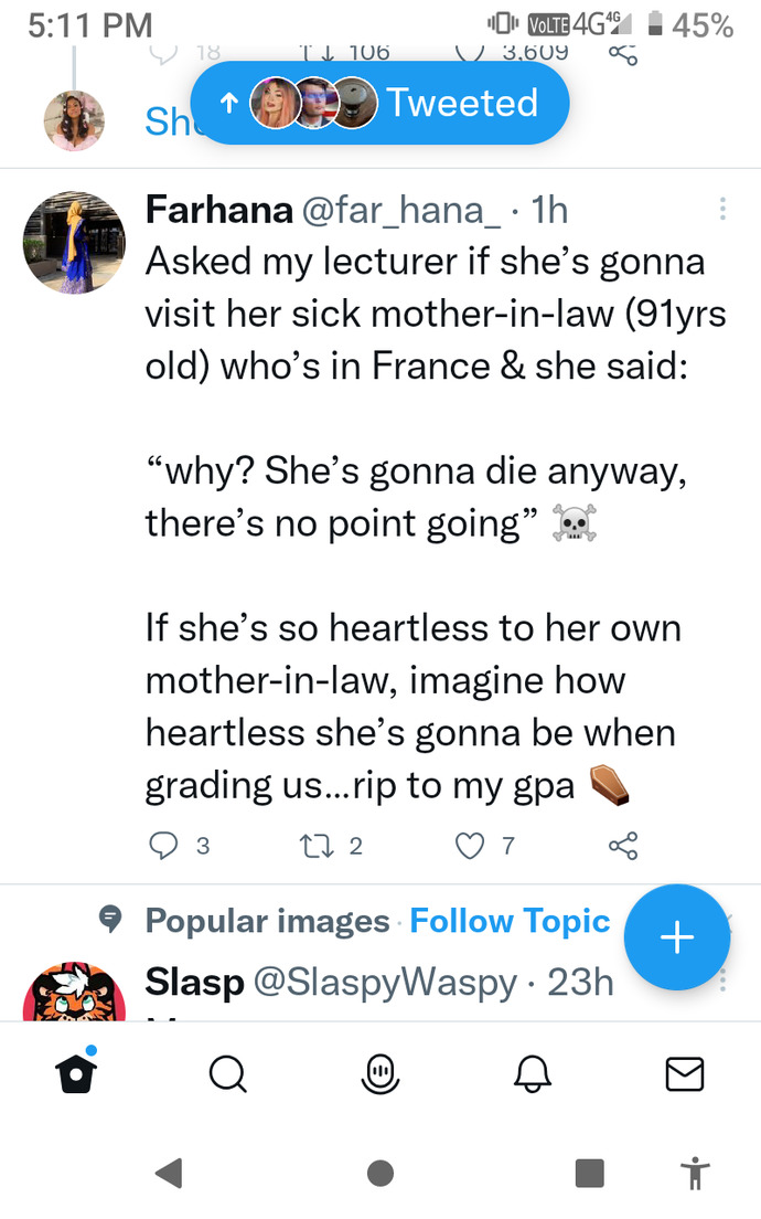 Her professor isnt technically wrong.