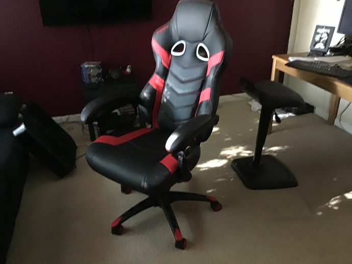 What chair or seat do you sit on in your residence the most that is NOT your bed?