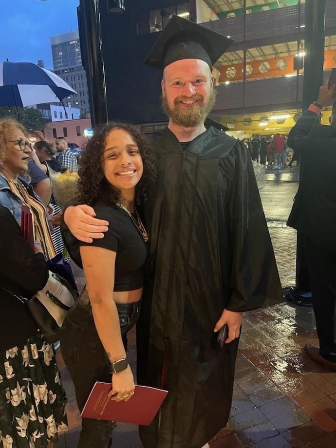 Based on this picture and body language does she have feelings for me