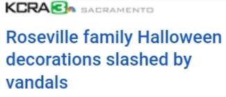 What other problems will we see with Halloween things at homes?