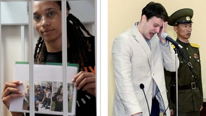 So…what’s the difference between Warmbier and Griner?