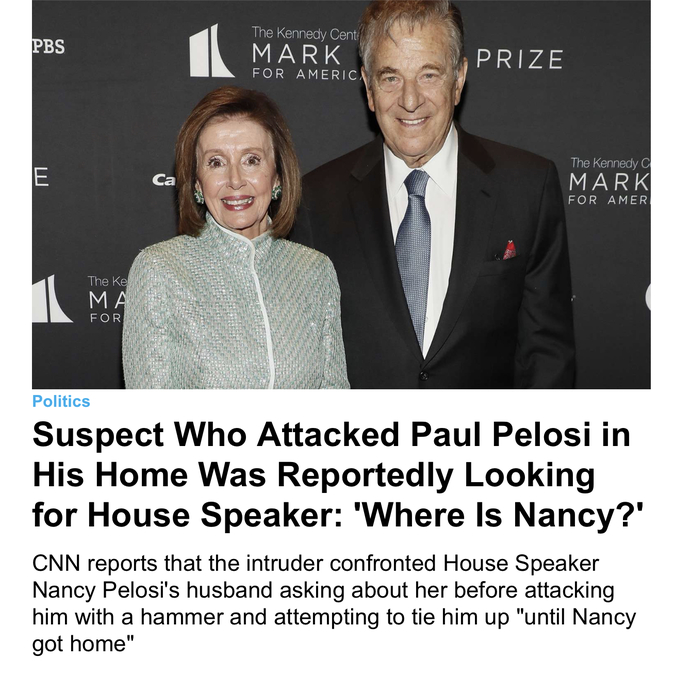 Think the Pelosi break-in was political?