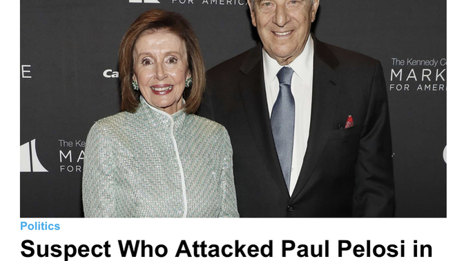 Think the Pelosi break-in was political?