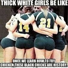 What makes a white women a phat PAWG? what does white women are evolving mean?