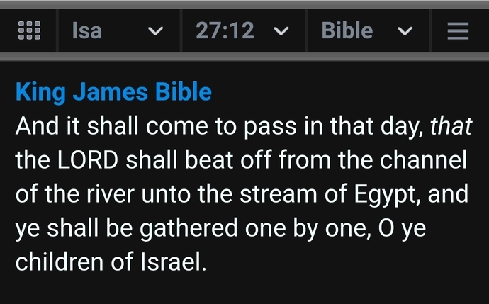 the LORD shall beat off...