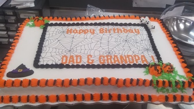 Made a Halloween cake what do yah think?