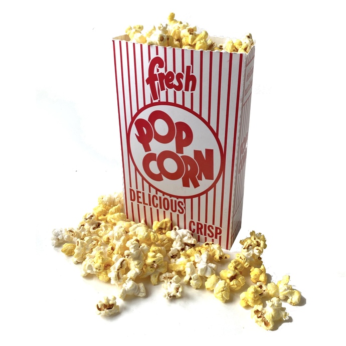 How do you eat popcorn?