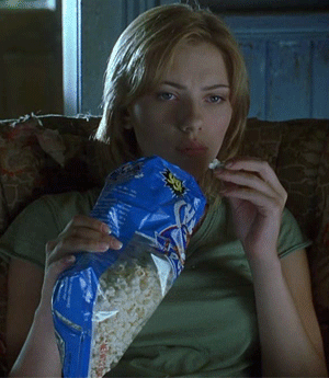 How do you eat popcorn?