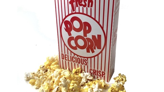 How do you eat popcorn?