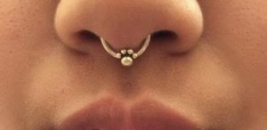 What are some examples of cute rings for septum piercings?