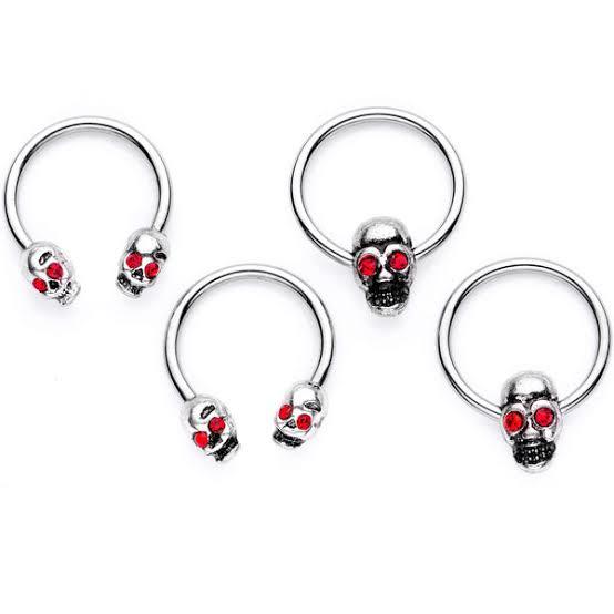 What are some examples of cute rings for septum piercings?