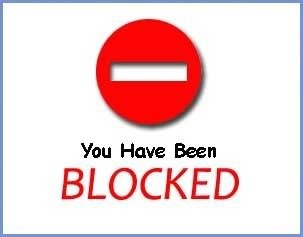 Do you generally view it as a weakness if you block other people?