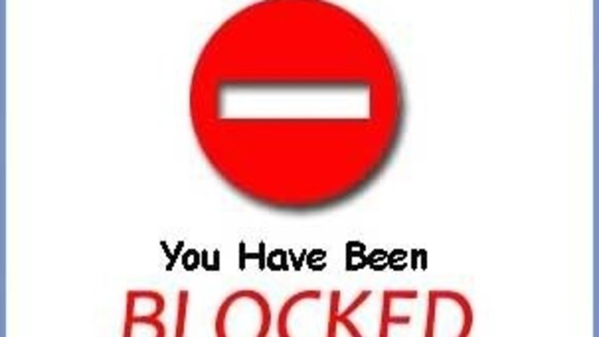 Do you generally view it as a weakness if you block other people?