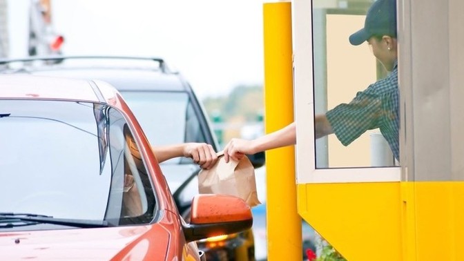 Have you ever paid for the person behind you in a drive-thru?