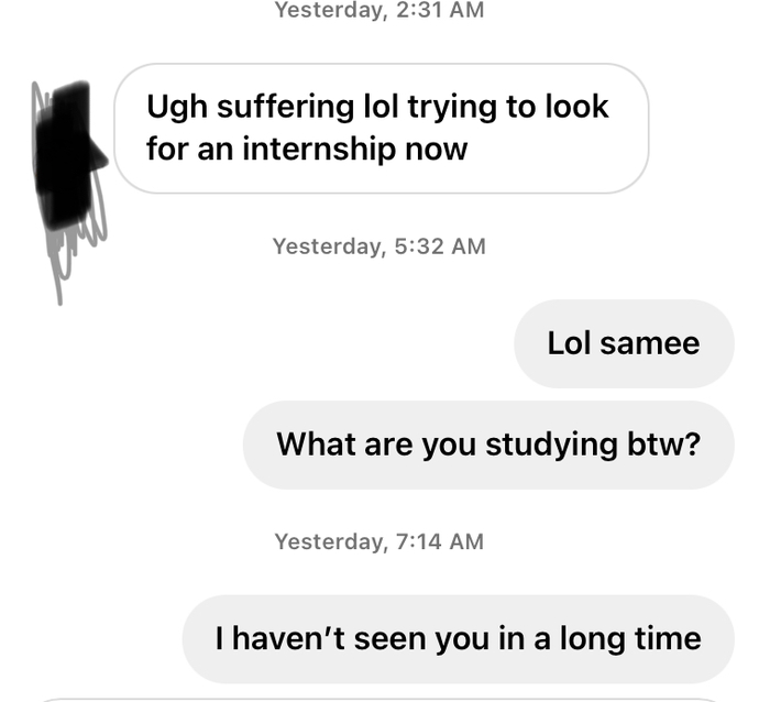 Was this message okay or is it weird?
