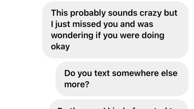 Is this too much for someone you haven’t seen since you were 16?