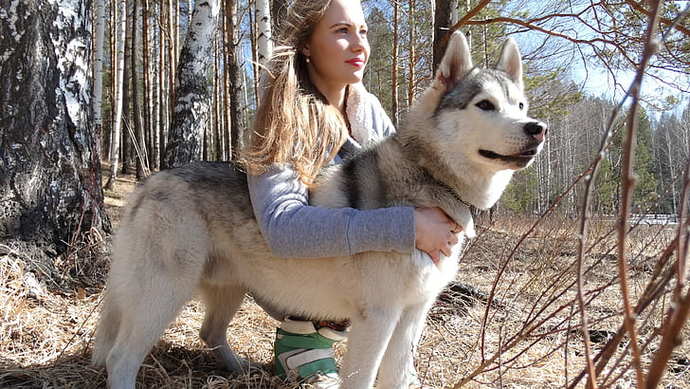 Luna the dog...
