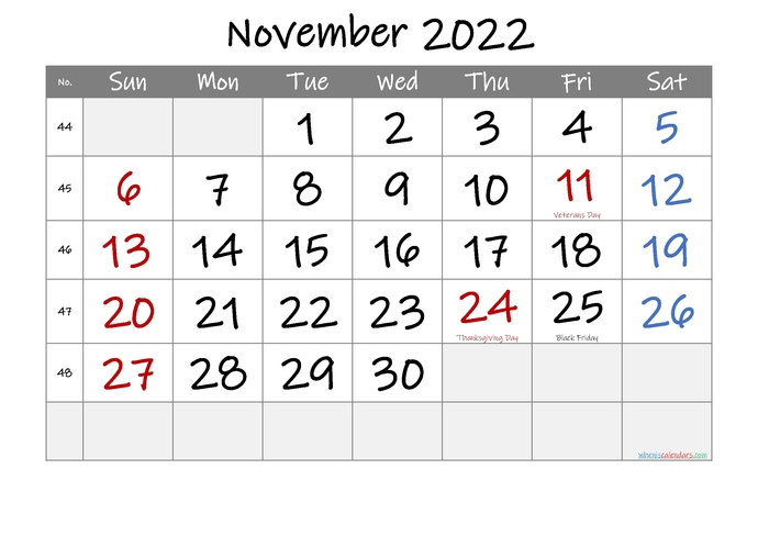 What is your favorite thing about the month of November?