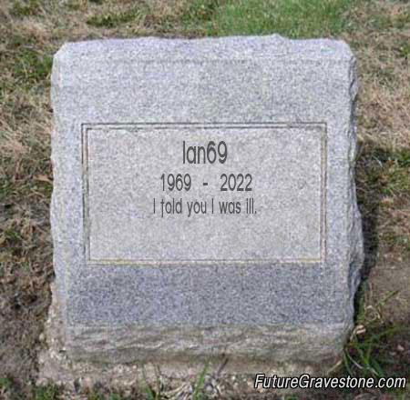What is written on your future tombstone?