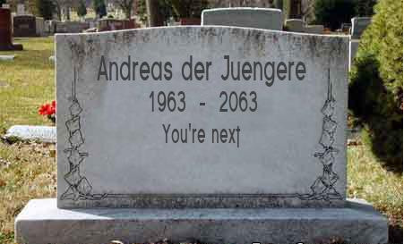 What is written on your future tombstone?