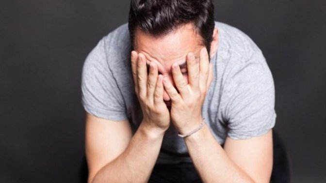 When a guy cries, are you supposed to pretend you don't notice and leave the room?