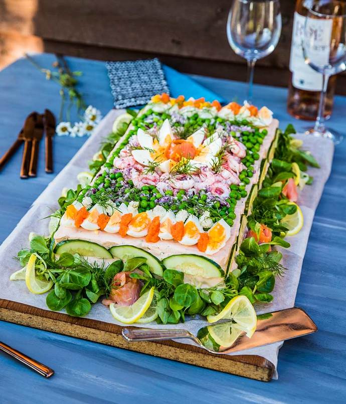 Shrimps and Salmon