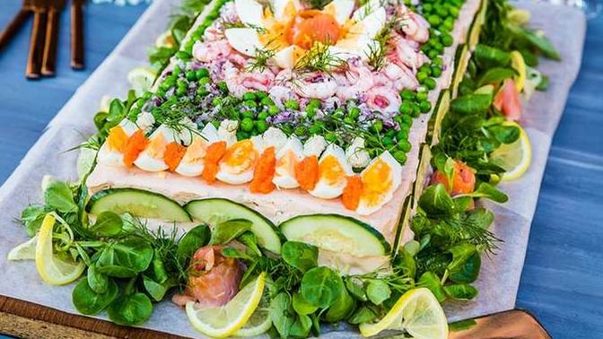 Swedish (Smörgåstårta) English (Sandwich cake). Yay or Nay?