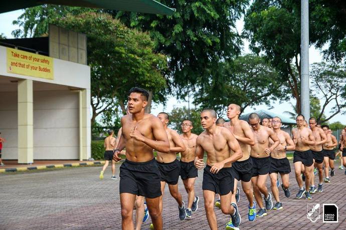 In countries with mandatory military training or military service like Singapore is it right that it is normally only mandatory for guys?