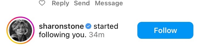 Has a celebrity ever followed you on social media?