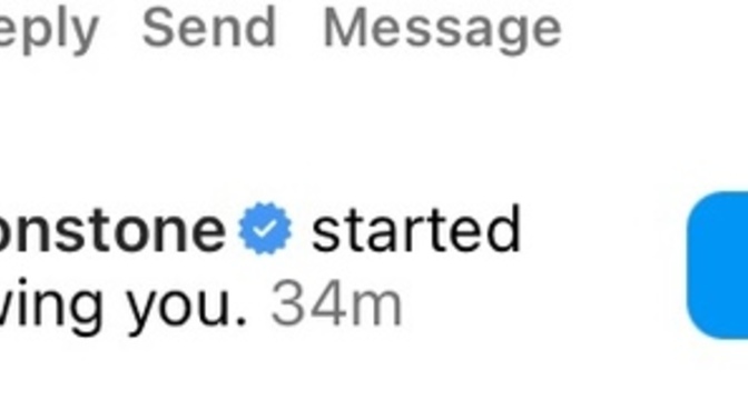 Has a celebrity ever followed you on social media?