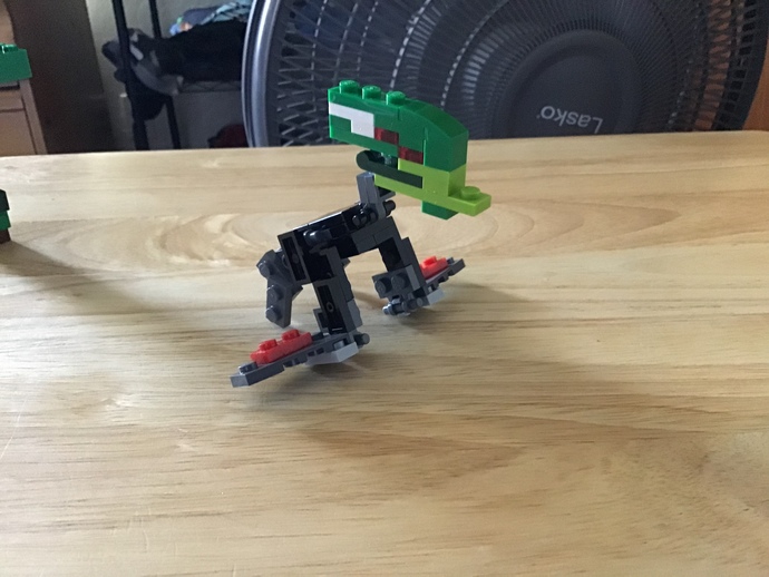 The decision is final, I Willa turn my three small Lego pterosaurs into an Aisthimetallo but should it be able to transform?