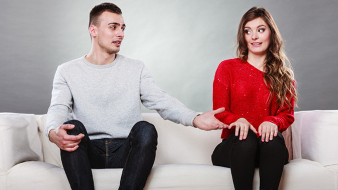 You should never believe what a woman says, only trust her actions. Agree?