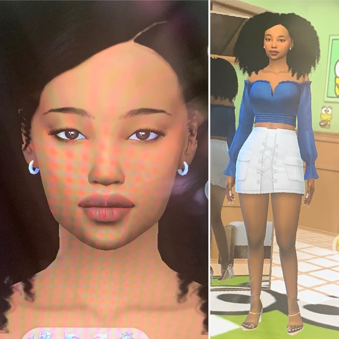 Who’s my prettiest sim part 1(7 options)?
